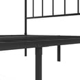 thumbnail image 6 of PORKISS Full Size Bed Frame, Heavy Duty Metal Platform Bed with Headboard and Footboard, Full Bed Frame No Box Spring Needed, Black, 6 of 9