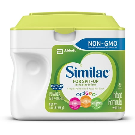 Similac For Spit-Up Infant Formula (6 Pack) w/ Iron, Powder, 1.41 lb NON-GMO