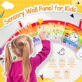 thumbnail image 2 of Tabla de pared Montessori Sensory JAYOBGO para niños de 3 a 6 años, 2 of 8