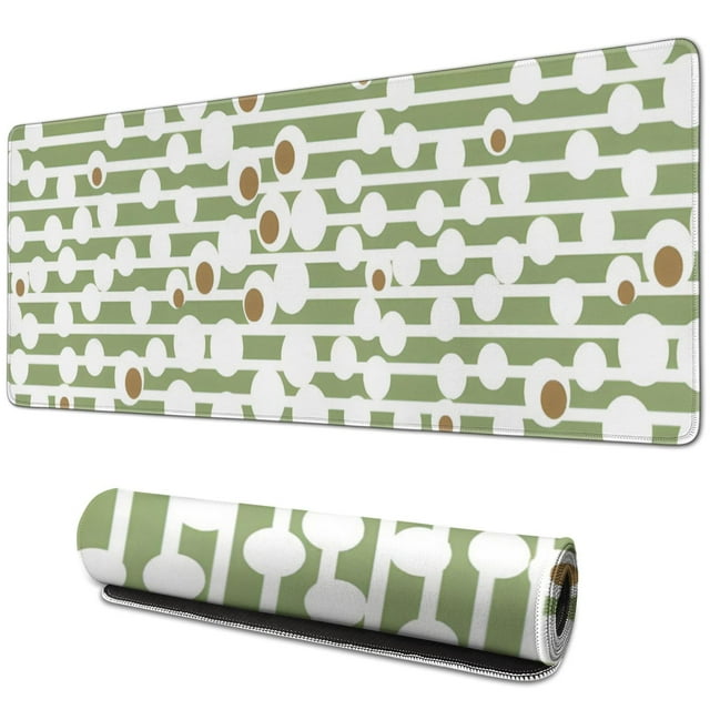 Upgrade Your Gaming Station with the Vintage Flowers Keyboard Mouse Pad - Large Desk Pads Decor for Girls, Perfect for High-Intensity Gaming - Non-Slip Rubber Base for Stable Movement, 31.5x11.8 inch