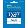 Wmt Family Mobile Pr Wfm $25 Unlimited Card