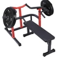 thumbnail image 2 of BeesClover Chest Press Machine with Adjustable Flat Bench,Versatile Bench Press Rack for Home Gym,Bench Press Machine with Independent Converging Arms,Heavy-Duty Steel Structure with Smooth Bearings, 2 of 9