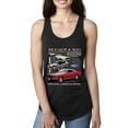 thumbnail image 2 of Wild Bobby Ford Mustang Untamed Spirit Mens Cars and Trucks Women Racerback Tank Top, 2 of 6