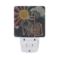 thumbnail image 5 of Yayeee LED Plug in Night Light for The Home with Auto Dusk to Dawn Light Sensors, 2 Pack, Skeleton with Sun, 5 of 6