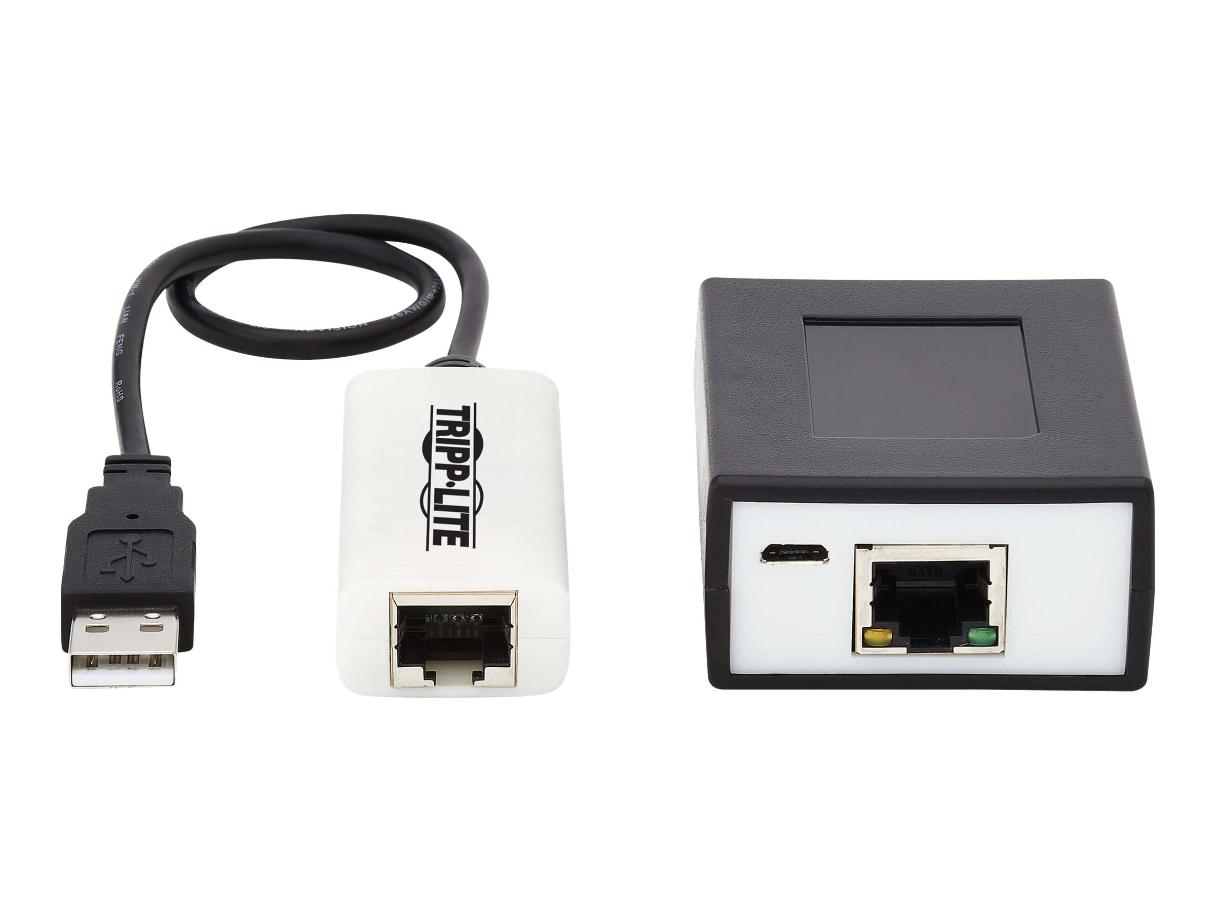 Tripp Lite USB over Cat5/Cat6 Extender Kit 4Port with Power over Cable