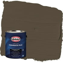 Glidden HEP Afternoon Tea / Brown Satin Exterior Paint with Primer, 1 Gallon