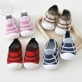 thumbnail image 5 of Unsex Baby First Walking Shoes boy Girl Infant No-Sliper Lightweight Sneakers,6 12 18 24 36 Months Toddler Protect Toes Sock Shoes, 5 of 6