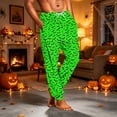 thumbnail image 4 of Mens Halloween Pajama Pants Hallowmas Pumpkins Bat Lounge Print Pj Pants Casual Loose Fit Comfortable Pjs Bottoms With Pockets, 4 of 5