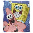 thumbnail image 2 of Spongebob Blanket, 50"x60" Spongebob and Patrick Cropped Silky Touch Super Soft Throw Blanket, 2 of 6