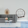 thumbnail image 2 of Escultura De Hoja De Metal Abstracta Nórdica Con Soporte De Exhibición De Madera, Adorno Creativo Para Mesa, Fiesta, Decoración Del Hogar, Regalo, Organizador De Almacenamiento, Estante, 2 of 8