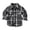 E, variant on Godderr Toddler Baby Autumn Plaid Jacket Coat for Boys Girls Long Sleeve Cardigan Shirts Kids Lapel Button down Pocketed Clothes