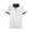 White, variant on Ma Croix Mens Short Sleeve Pattern Printed Slim Polo Shirt