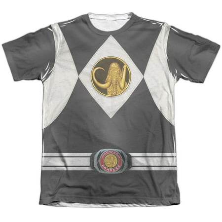 Power Rangers - Black Ranger Uniform - Short Sleeve Shirt - X-Large