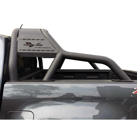Vanguard VGRB-1895BK Black Bravo Bed Bar Roll Bar | Compatible with 07-22 Chevrolet Silverado 1500/07-22 Dodge Ram 1500/04-22 Ford F-150/07-22 GMC Sierra 1500/07-22 Ram 1500/07-22 Toyota Tundra