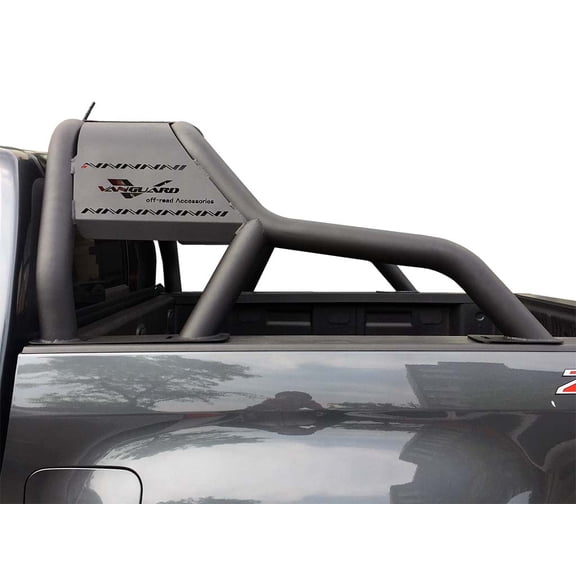 Vanguard VGRB-1895BK Black Bravo Bed Bar Roll Bar | Compatible with 07-22 Chevrolet Silverado 1500/07-22 Dodge Ram 1500/04-22 Ford F-150/07-22 GMC Sierra 1500/07-22 Ram 1500/07-22 Toyota Tundra