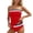 471#Red, variant on Tankini Swimsuits for Women Tummy Control Bathing Suit Strapless Bandeau Swim Suits 2026 Halter Bikini Sets Hot Pink 2XL