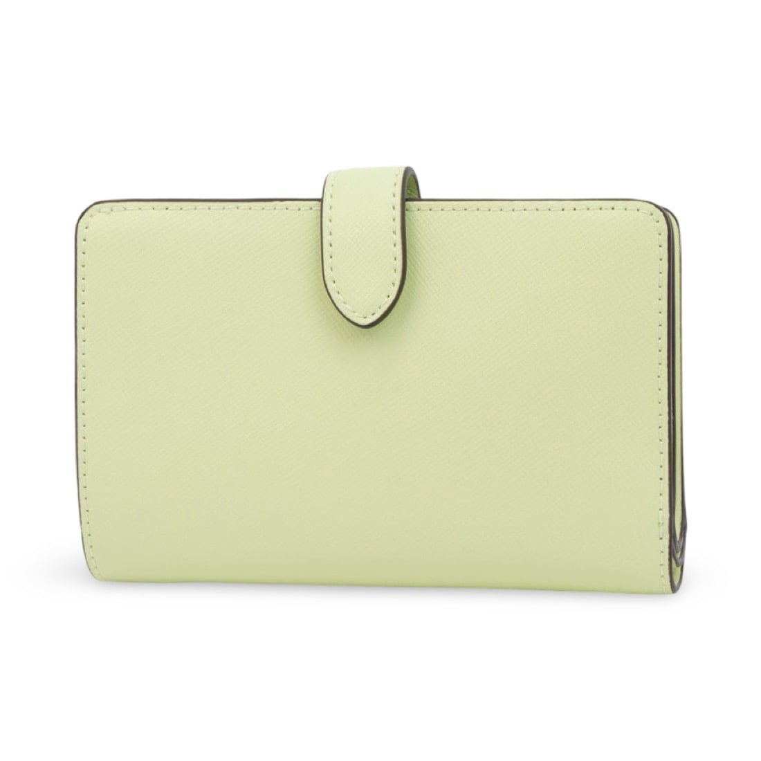 Kate Spade New York Women's Madison Saffiano PVC Medium Compact Bifold Wallet (Matcha Latte)