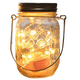 thumbnail image 1 of Luces solares colgantes para tapa de tarro, 1 paquete de luces de tarro de estrella de hadas para patio, jardín, césped, boda, 1 of 5