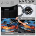 thumbnail image 5 of KEIAHUAN Tropical Sunset Palm Tree Car Trunk Mat 29" x 39" Universal Scratchproof Cargo Liner, Non Slip Car Accessories Universal Fit for Most Sedans SUV, 5 of 6