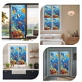 thumbnail image 7 of Ocean Marine Window Privacy Film Life Tropical Fish Coral Underwater World Decorative Glass Window Film UV Blocking Static Cling Non-Adhesive Sticker Covering for Home Door 35.4x78.7 inches, 7 of 7