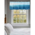 thumbnail image 3 of Ocean Valances for Windows, Rod Pocket Kitchen Valance Curtains - Soft & Washable Small Window Treatment for Living Room,&nbsp;Bathroom, Impressionist Style , 42x12 Inch, 1 Panel, 3 of 9