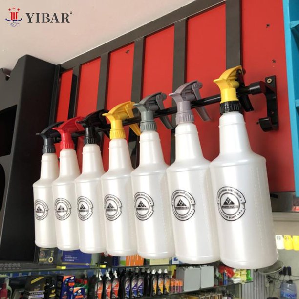 1Pcs 800Ml Ultra-Fijne Water Mist Cilindrische Spray Fles Hdpe Chemische Slip Spuit Voor Qd Vloeibare Auto detailYellow He Qiyong unisex