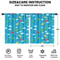 thumbnail image 2 of Blackout Kids Curtains,Blue Dinosaurs Clouds Pattern Childrens Insulated Curtains Set Of 2,Bedroom Essentials,Toddler Room Decor 52"x63", 2 of 5