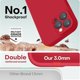 thumbnail image 4 of Funda de Silicona Premium, Forro de Microfibra Suave, para iPhone 16 Pro de 6.3 Pulgadas, Rojo, 4 of 7