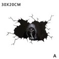 thumbnail image 5 of 2 pegatinas personalizadas de calavera para coche, pegatinas de cristal para coche, calcomanías de pared de calavera de Halloween, ventana para sala de estar y dormitorio (30X20CM) JM JM JM, 5 of 5
