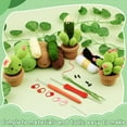 thumbnail image 3 of Tignapoo DIY Crochet Kit for 3 Unique Cactus Crafts - Complete Set with Yarn, Hooks, and Tutorials for Beginners and Experts, 3 of 6