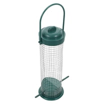 YSNOOWE Hanging Bird Feeder Garden Style Green Iron Wire 1Set 8.7x3.1x3.1in