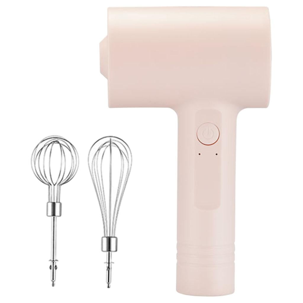 Smrinog Hand Mixer Electric - 3 in 1 Cordless Egg Beater Set for Kitchen  (Pink) 