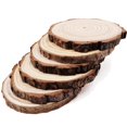 thumbnail image 1 of Discos de madera William Craft, 6 unidades, 16-17 cm, pino rústico, 1 of 7