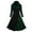 Green, variant on qolati Sweater Dresses for Women 2024 Fall Winter Long Sleeve Cowl Neck Tunic Dress Causal Loose Splicing A-Line Swing Party Cocktail Dress Green M 6
