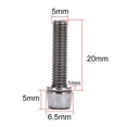thumbnail image 3 of 10pcs Bicicleta Vástago Tornillo Bicicleta Pernos M5 / M6x20mm Carretera Monta?a Bicicleta Perno M5 Sunnimix Tornillo de vástago de bicicleta, 3 of 8
