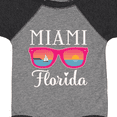 thumbnail image 4 of Inktastic Miami Florida Vacation Beach Trip Girls Baby Bodysuit, 4 of 5