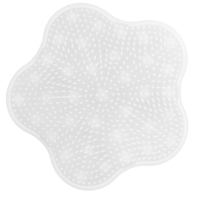 Foot Massage Pad, Bathroom Shower Foot Massager For Back Rubing White