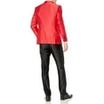 thumbnail image 2 of Adam Baker by Needle & Stitch Mens Tux-Shark 3-Piece Slim Fit Tuxedo Suit Set - Red - 52L, 2 of 6