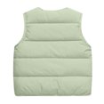 thumbnail image 5 of YUANxueke Kids Lightweight Crewneck Puffer Vest Sleeveless Padded Gilet Fall Winter Warm Quilted Vest,Mint Green,7-8 Years, 5 of 7