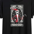 thumbnail image 3 of The Nightmare Before Christmas - Scary And Bright - Juniors Ideal Flowy Muscle T-Shirt, 3 of 5
