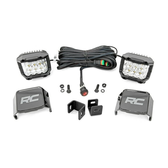 Rough Country LED Ditch Light Kit for 2022-2026 Toyota Tundra | OSRAM - 71075