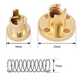 thumbnail image 2 of unbranded 2 Sets Lead Screw Nut Copper Nuts for Smooth Operation Printer Supply, 2 of 8