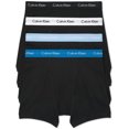thumbnail image 1 of Calvin Klein - Calzoncillos tipo bóxer para hombre, 4 unidades, color negro, grande Calvin Klein Calzoncillos boxer, 1 of 1