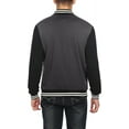 thumbnail image 2 of Men's  Varsity Jacket Causal Slim Fit Cotton Baseball Bomber Jackets, 2 of 10