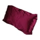 thumbnail image 2 of Funda de almohada de seda para cabello y piel | Funda de almohada estándar de 50 x 76 cm | Funda de seda fría de doble cara de color liso para mujeres y estudiantes, 2 of 6