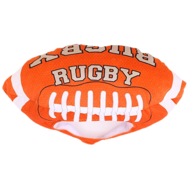 Sombrero de fiesta con forma de balón de fútbol, para cosplay, festival, rugby