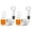 Orange color, variant on Rechargeable Outdoor Bathing System Portable Shower Head For Camping Travel Home