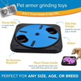 thumbnail image 5 of Dog Scratch Pad For Nails Dog Scratch Board Snack Compartments Black, 5 of 5