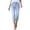 *Light Blue, variant on Women's Butt Lift Capri Jeans,Slimming Cropped Trousers for Women,Ladies Stretchy Denim Pants with Pockets,Light Blue,S-2XL