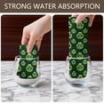 thumbnail image 6 of 4 Pcs Funny Kitchen Towels,Green Skull Pattern Microfiber Dish Towels,Kitchen Tea Towels,Kitchen Towel Set (18" X 26"), 6 of 7
